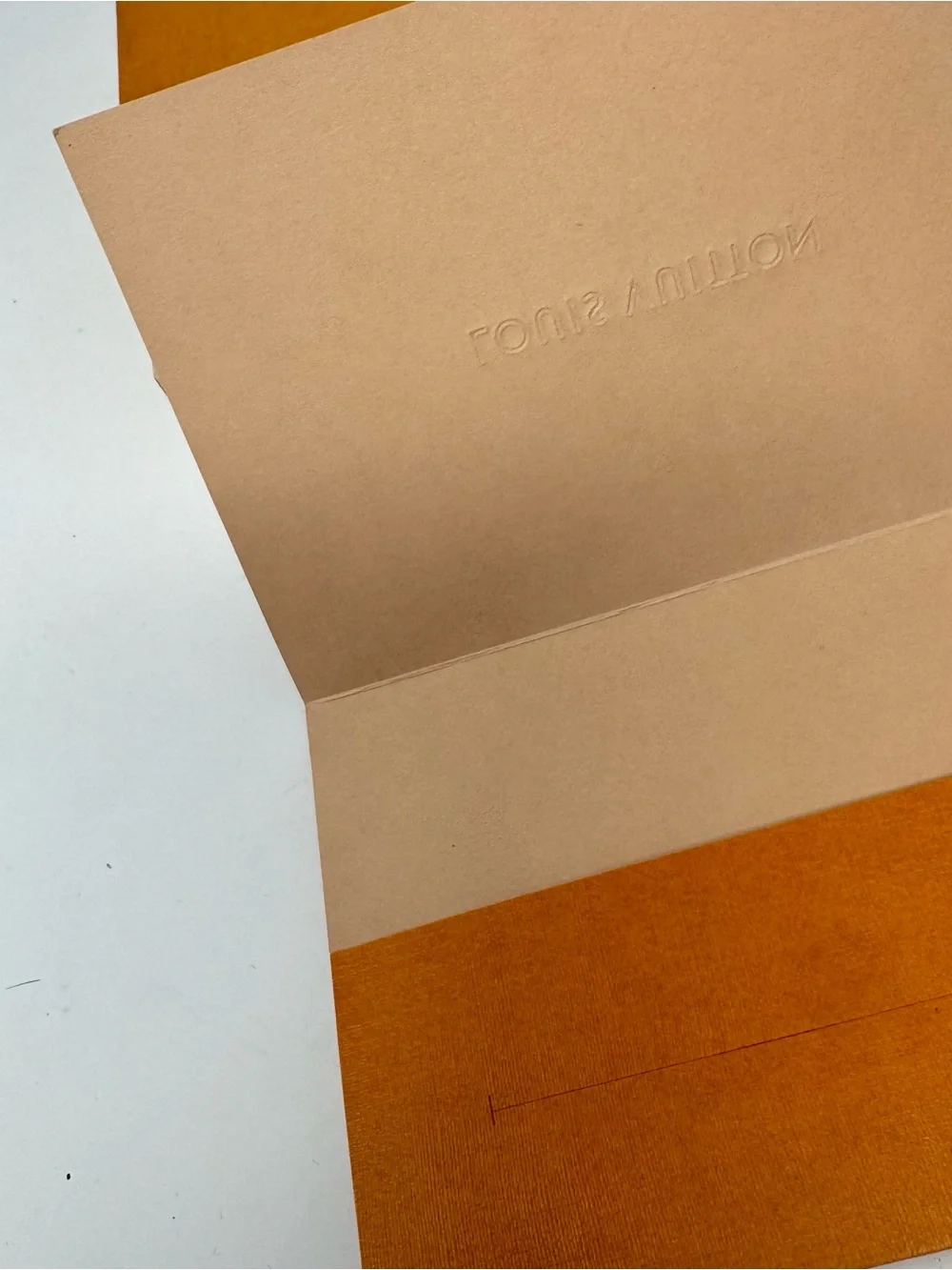 Louis Vuitton orange drawer-style gift or accessory box - Picture 4 of 9